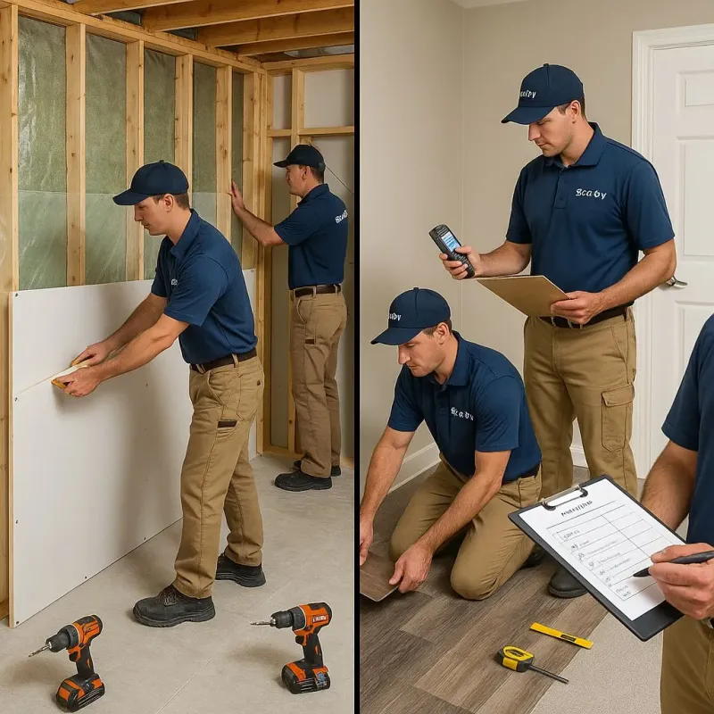Repairs and Reconstruction process in La Vergne, TN