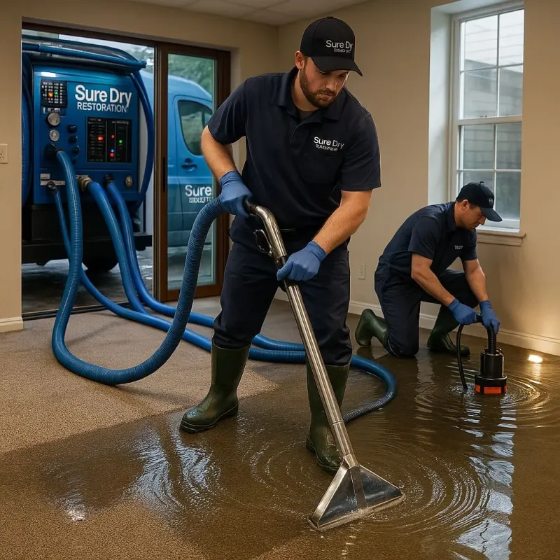Water Extraction and Removal process in La Vergne, TN